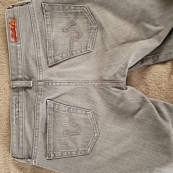 Adriano Goldschmied "The Casablanca" Grey Womens Jeans Size 27 nicely Distressed - Picture 9 of 16